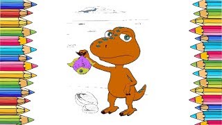 DINOSAUR TRAIN, Coloring pages for kids, Training videos, family videos