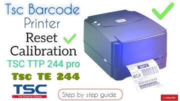 Error Red light blinking 🔴 TSC TTP 244 pro || TSC TTP 244 pro reset & Calibration को कैसे kare