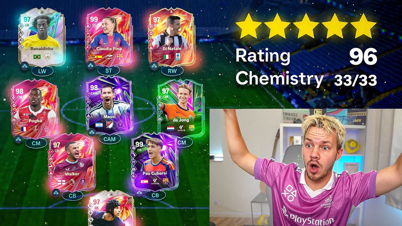 Min første 129 rated draft challenge i FC26!