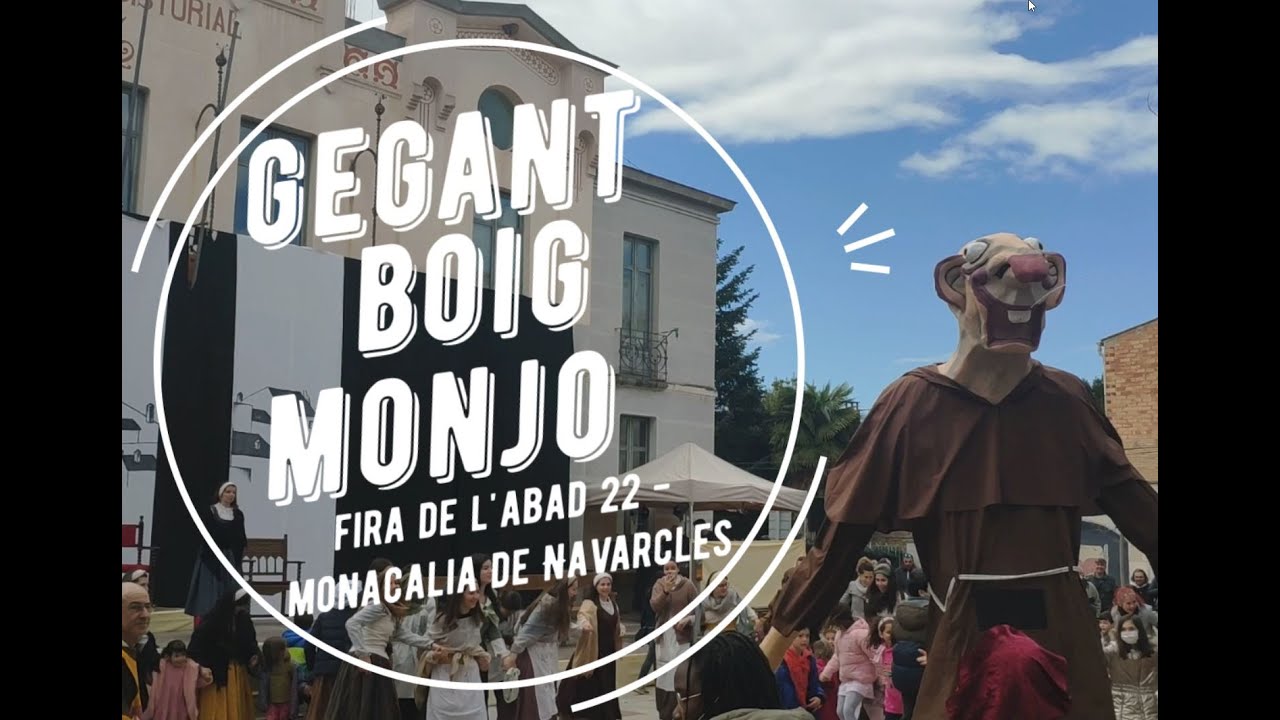 Gegants de Navarcles - Gegant Boig Monjo  Fira de l'Abad 22