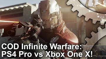 [4K] Call of Duty Infinite Warfare: Xbox One X vs PS4 Pro Graphics Comparison + Frame-Rate Test