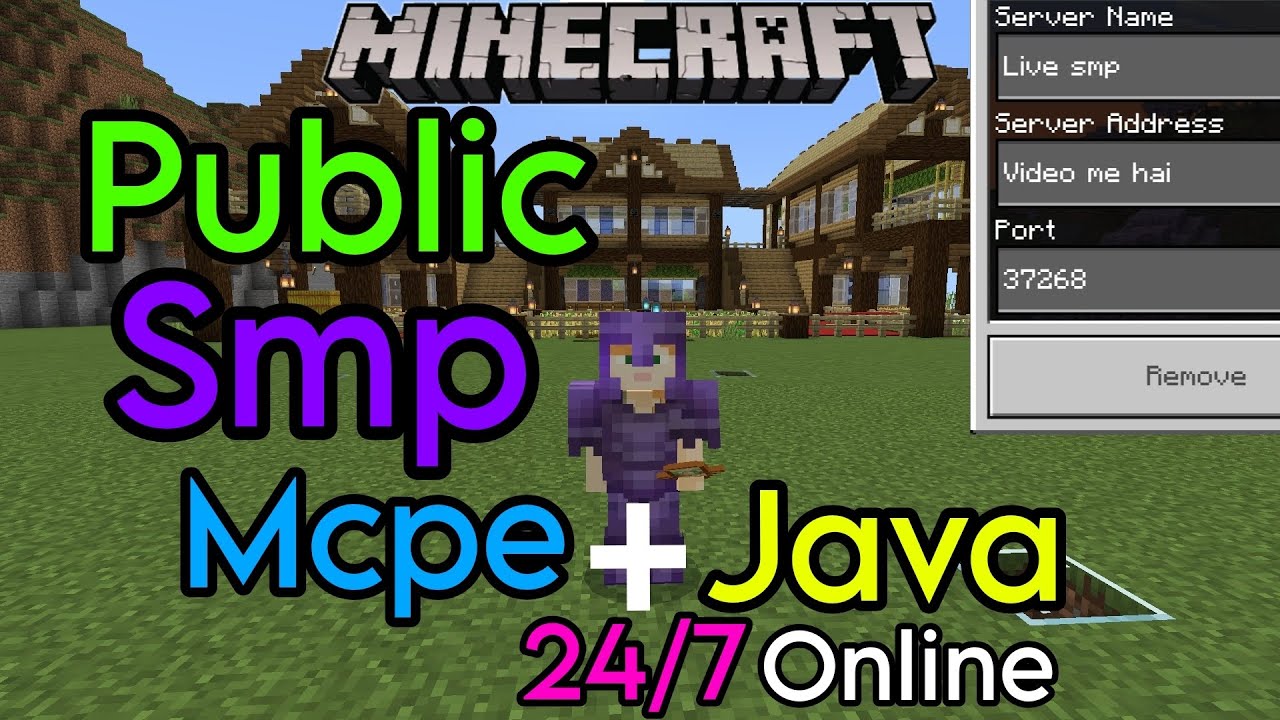 best public smp server for Minecraft 1.20🤩, always online