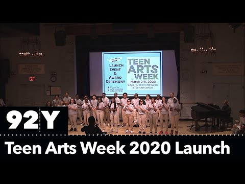 Teen Arts Week 2020 Launch Event and Awards Ceremony