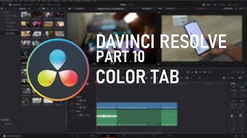 DaVinci Resolve Beginners 10 - Color tab