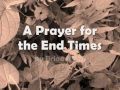 A prayer for the end times by brian norris