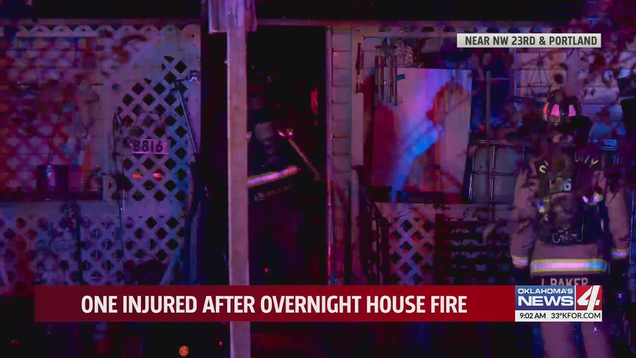 One injured after overnight house fire - YouTube