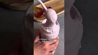 100% plant-based Strawberry Marshmallow Fluff - Full recipe in description