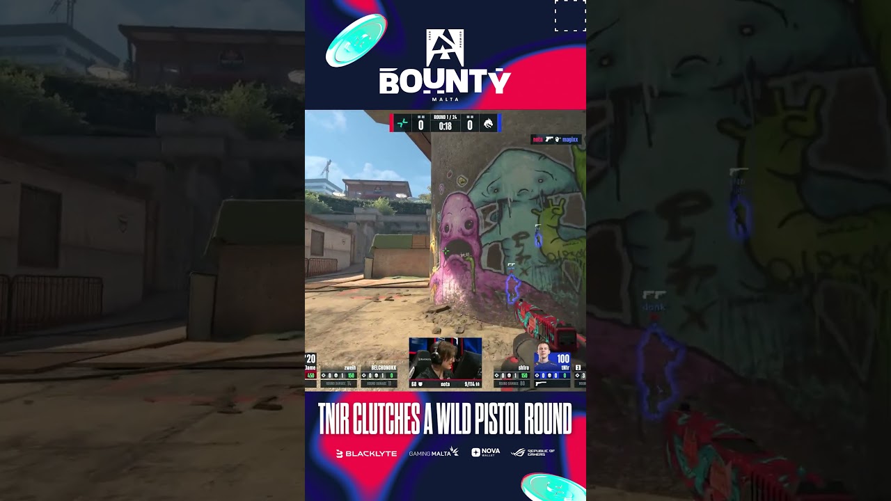 tN1R clutches up a WILD opening pistol round 🔫