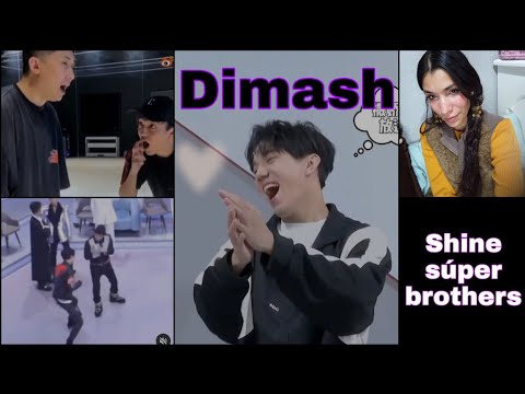 los mejores momentos de Dimash en Shine super brothers part 2 trabalenguas, bromas, anécdotas y mas