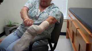 How To Take A Shower Or Bath With An Arm Cast, Apply Plastic Cover, And Keep It Dry As A Bone