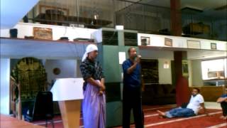 GrandMaster Anakhanda and his Son Master Kareem giving a Beginners Blockin' Session @Masjidul-Aqabah