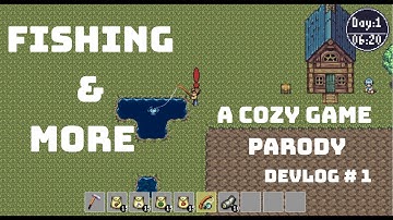 Building Fishing in My Cozy Game Parody | Indie Game Devlog #1