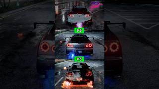 Qual ronca melhor? Skyline R34 vs Evo X vs R35 - NFS Heat #gtr35 #mitsubishi #nissan #vs #motor