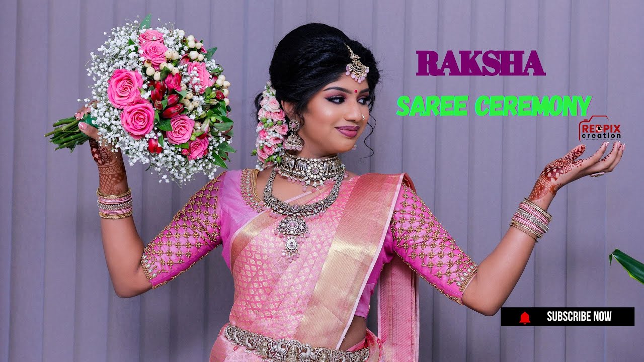 Akrm Raksha Rr R Raksha |Saree Ceremony | Highlights | RedPix Creation| 07886870888 ...