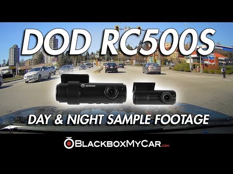 DOD RC500S Day & Night Sample Footage - BlackboxMyCar