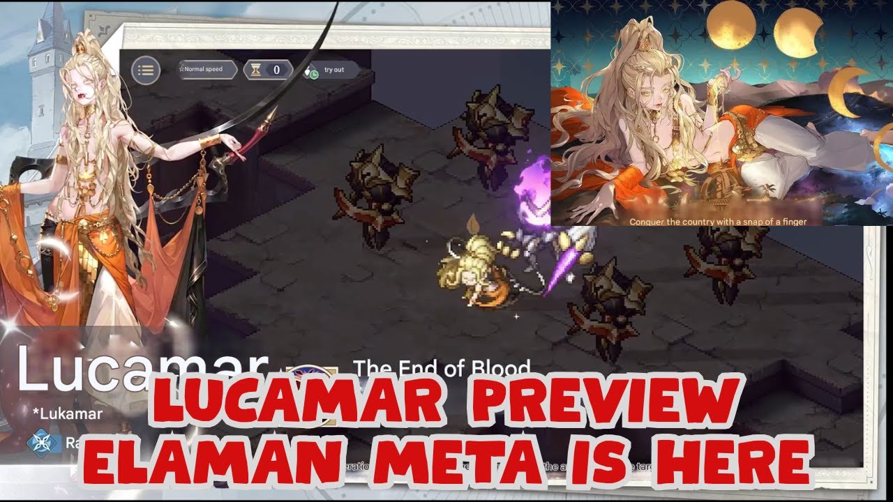 LUCAMAR PREVIEW - FREE SPIRITED DESERT KING  [Sword of Convallaria]
