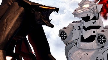 Female Muto vs  MFS Type 3 Kiryu WAR | Kaiju Universe