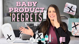 BABY PRODUCTS I REGRET BUYING 2024| What NOT to put on a Baby Registry | NEWBORN NON-ESSENTIALS