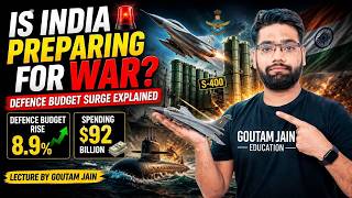 Is India Preparing for War? 🚨 Defence Budget Surge Explained | ₹92 Billion &amp; 8.9% Rise. #news
