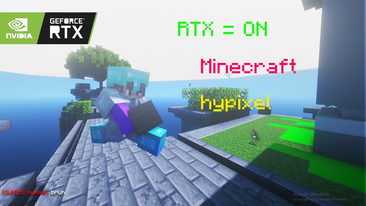 Trying RTX Raytracing on HYPIXEL