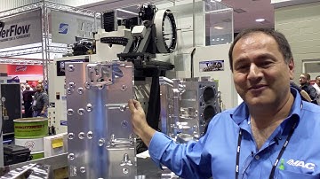 PRI Trade Show, Centroid 5 axis CNC, BMW billet block interview VAC motorsports