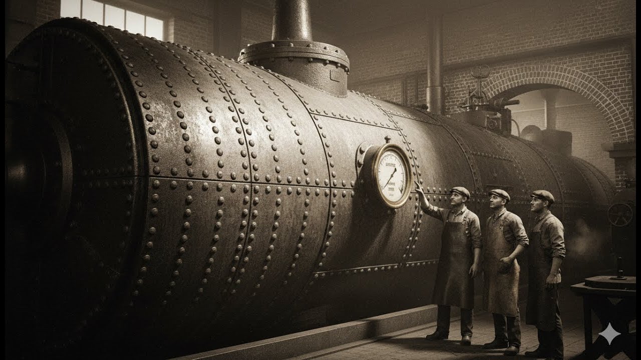 The 3,000 HP Monster: Boilers That Stored Explosive Power Inside Factories