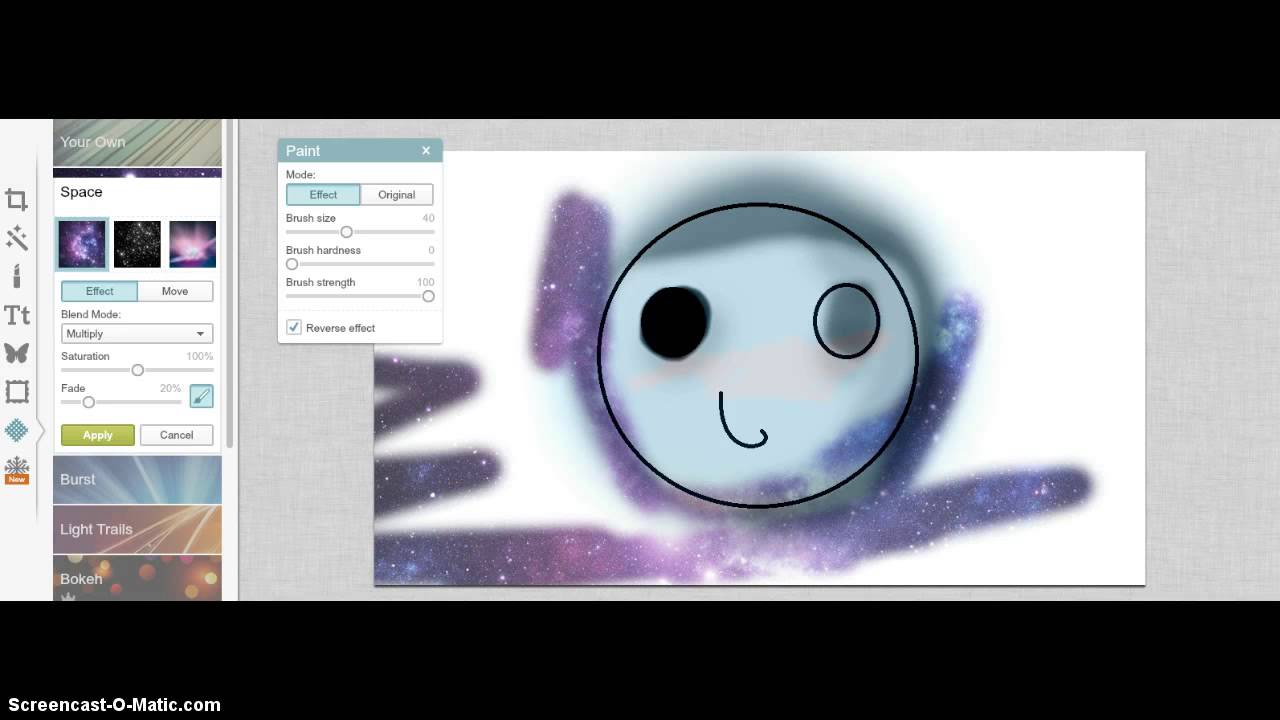 How to Color, and use effects on Picmonkey