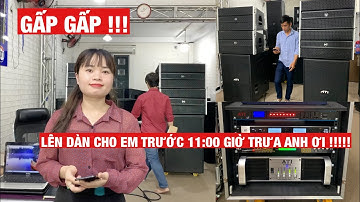 Lên Gấp Dàn Loa Array Nhạc Sống 62 triệu trước 11:00AM về Quảng Nam. Sub Đánh Uy Lực, Mic rất hay.