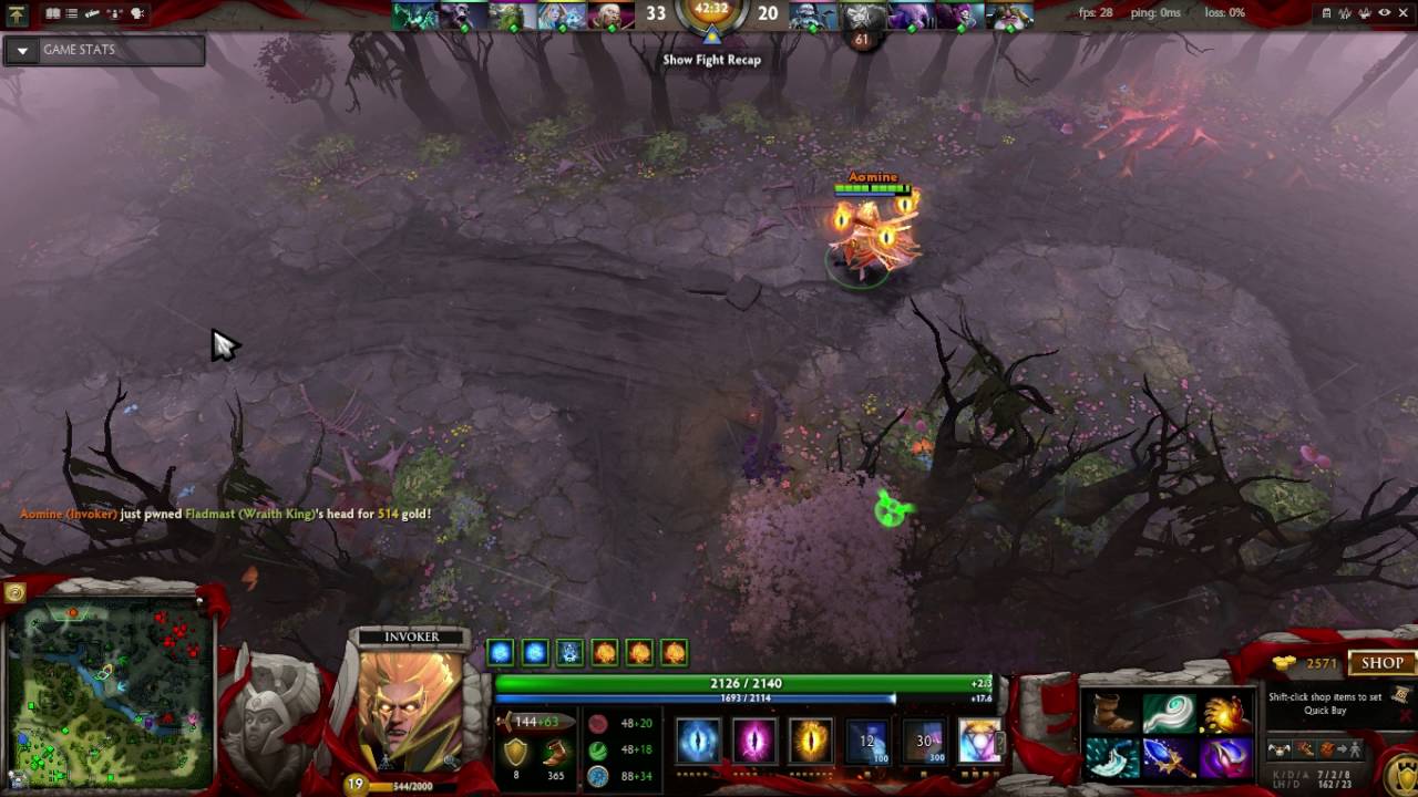 Карта для тренировки инвокера дота 2