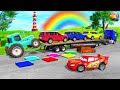 Transport Vehicles vs Reversed Speed Bumps – Cars and Trucks – Beamng Drive EP.14 🛞