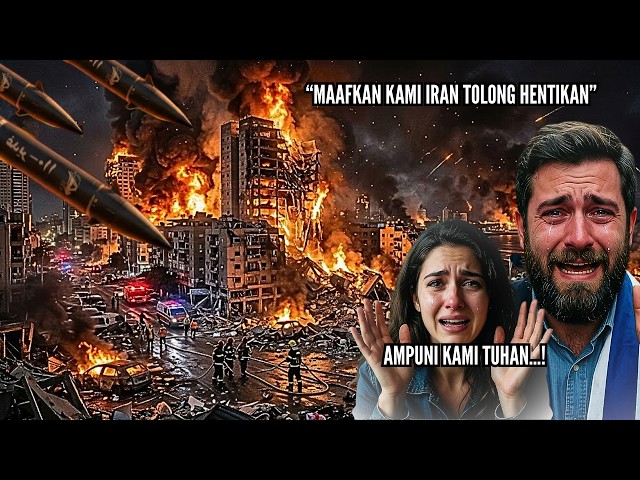 🔴ISR4EL BAK KIAMAT !! Serangan Balasan Ke-4 Iran Ke Isra3l Kian BRUTAL ! Warga : Ampuni Kami Tuhan !