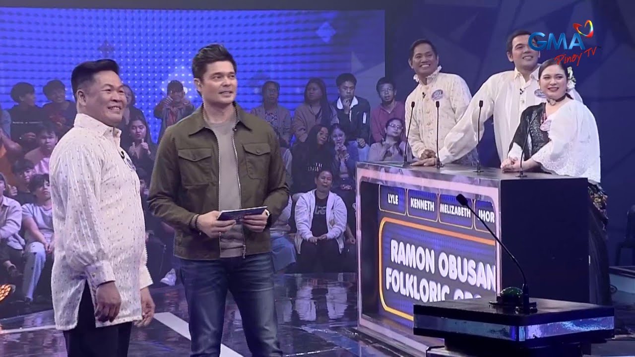 Family Feud: Ramon Obusan Folkloric Group, sumalang sa fast money round!