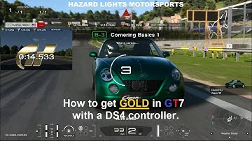 GT7 How to get GOLD in National B-3 License Test in a DS4 controller. #GranTurismo7 #GT7 #PS4 #DS4