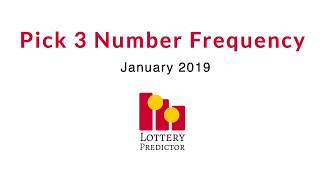 Pick 3 Lottery Number Frequencies For January 2019