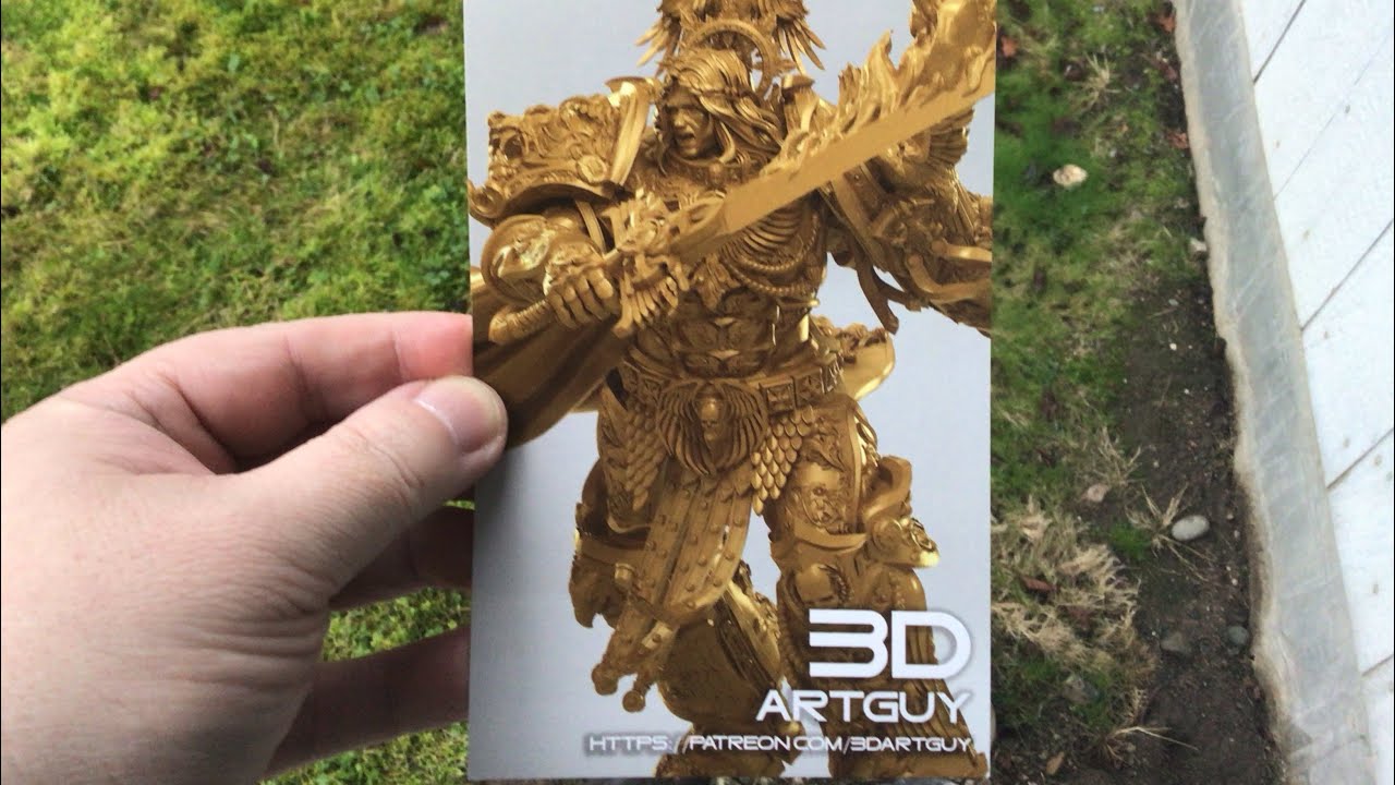 The Ruler 3dguy 3D Art Guy Ruler Miniature Review - YouTube