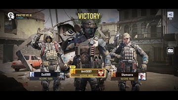 Crash Practice VS AI. with Finalcam Victory | Call of duty | TEAM 5007 | Mindless  #callofduty #mvp