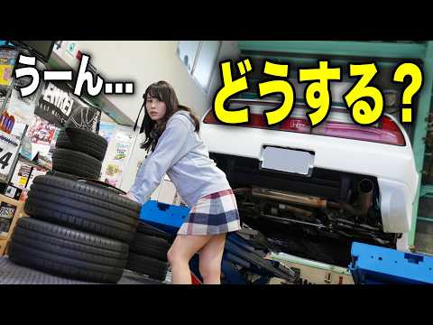 【〇〇〇を売却？】すっかり忘れていたホンダNSXのタイヤ交換をしてみたら…