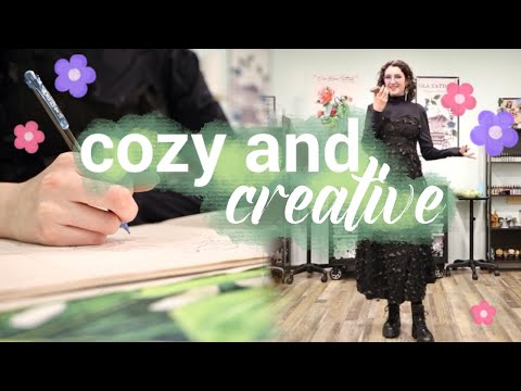 Crafting, New Projects, and Small Town Magic ✿ Cozy Artist Diaries