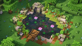 Minecraft | How to build a Pond | Tutorial