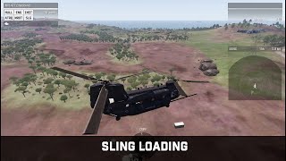 Sling-loading with a Chinook