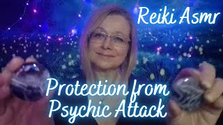 Reiki for protection from psychic attack. ASMR Amethyst crystal healing