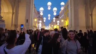 Christmas in Lisbon 2024.  Amazing Lights and Crowds!!!  - Lisbon Portugal - ECTV