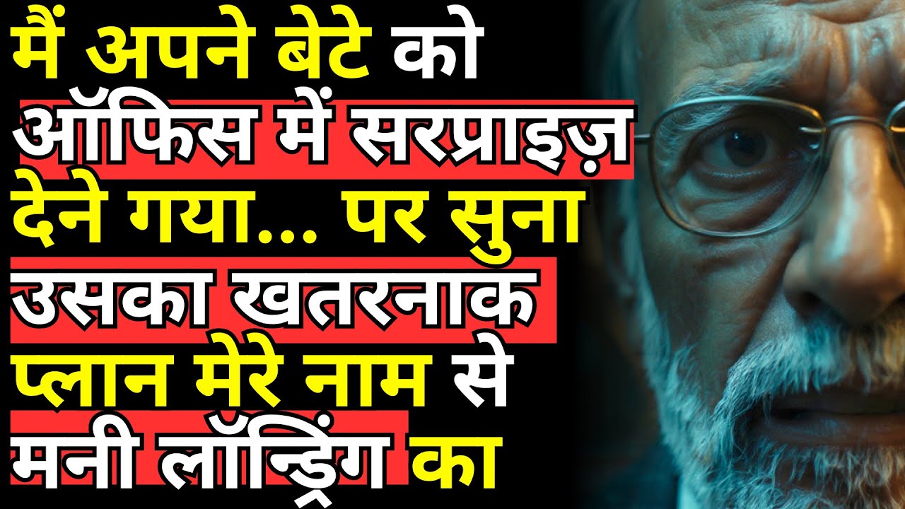 मैं अपने बेटे को ऑफिस में सरप्राइज़ देने गया... पर सुना उसका खतरनाक प्लान मेरे नाम से मनी लॉन्ड्रिंग