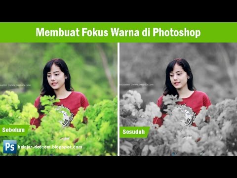 Cara Edit Foto Fokus pada Warna di Photoshop - YouTube