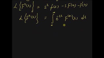 Laplace Transform of higher derivatives