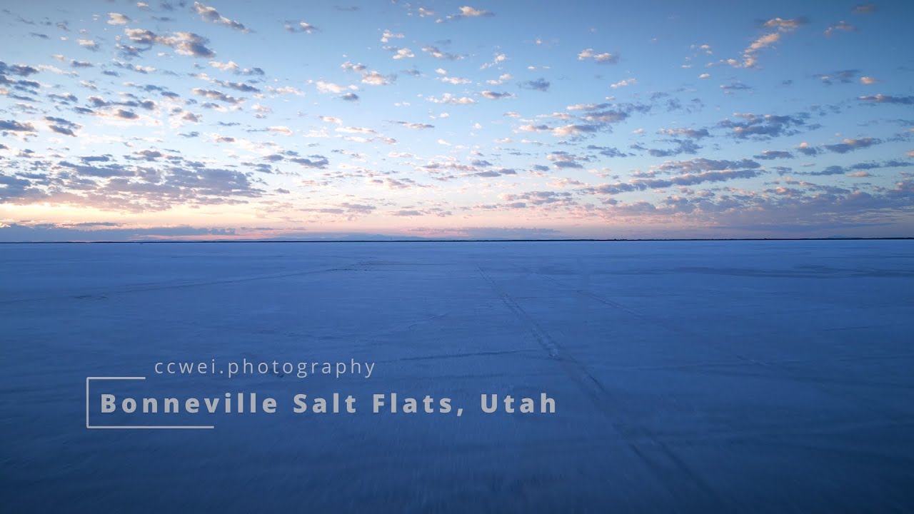 Bonneville Salt Flats Unveiled: A 4K Drone Adventure Through the Salt-Crusted Beauty