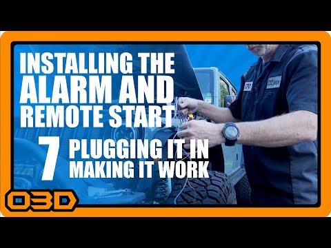 07 - Alarm and Remote Start Install - Buttoning it up, Blade Programming, Vehicle Learn Mode - OMEGA