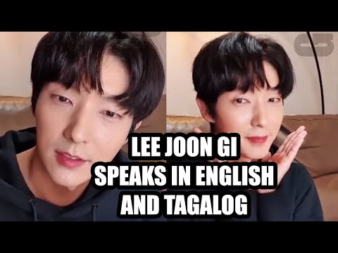 Lee Joon Gi speaking in Tagalog and English Compilation From His Instagram LIVE + does TWICE's \