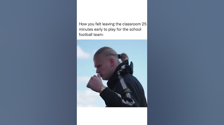 Erling Haaland … too accurate🤣🤣