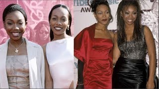 Brandy and Monica interaction at the VMA 1998 The Boy Is Mine